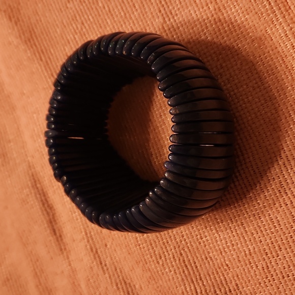 New vintage Stretch bracelet purple with gold - Picture 3 of 3